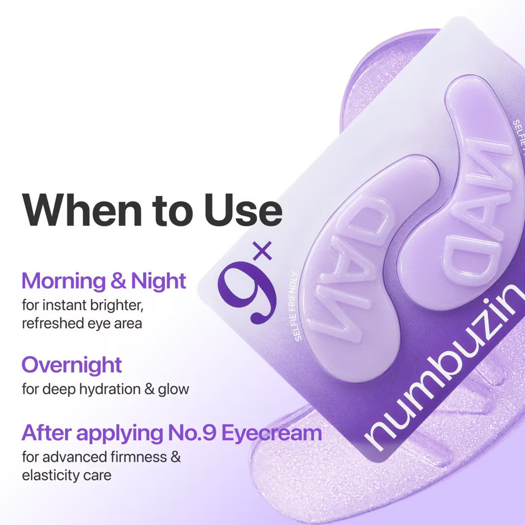 No.9 NAD+ Collagen Under Eye Patch (Parches para Ojos)