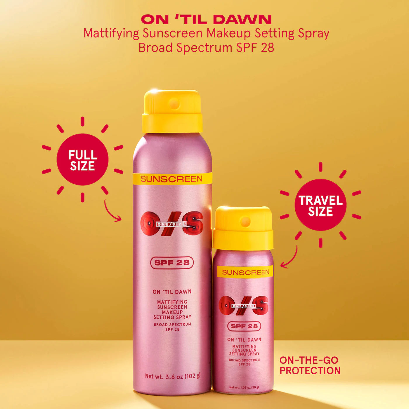 On 'Til Dawn Mattifying Sunscreen Makeup Setting Spray SPF 28 (Sellador o Fijador)