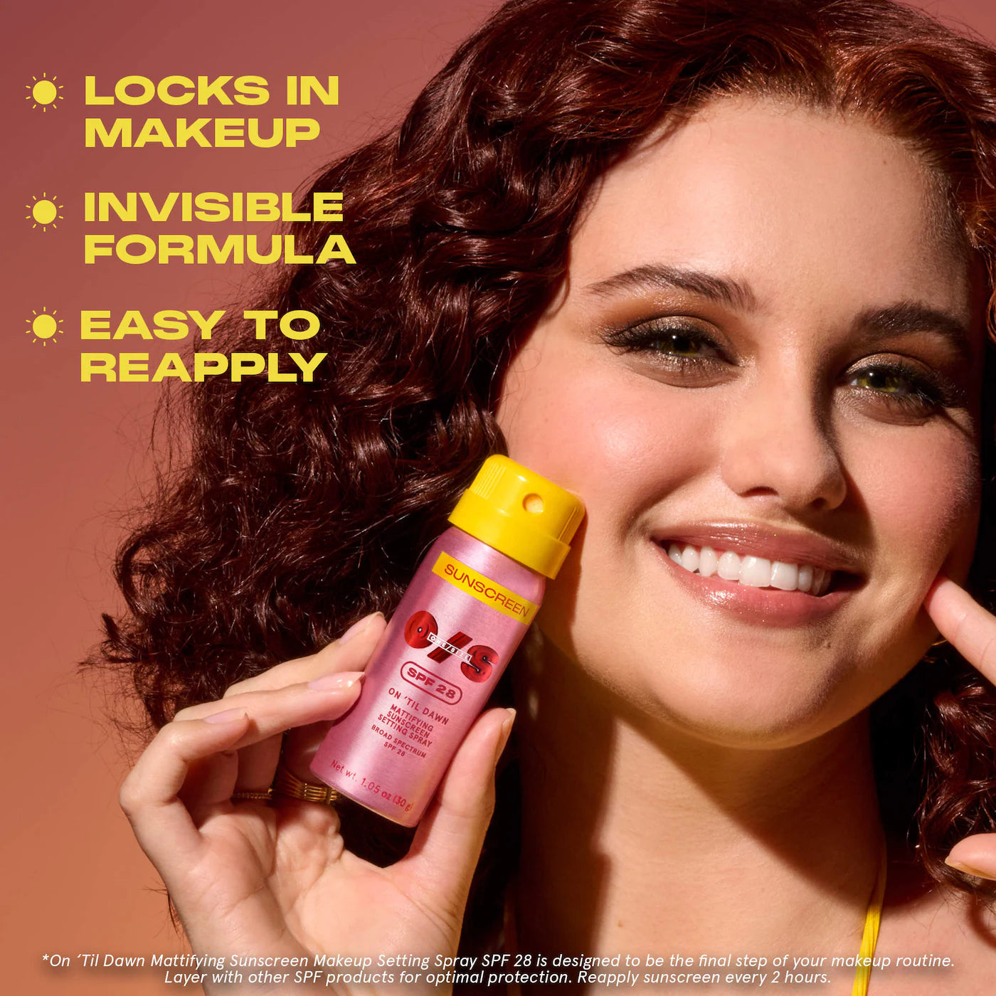 On 'Til Dawn Mattifying Sunscreen Makeup Setting Spray SPF 28 (Sellador o Fijador)
