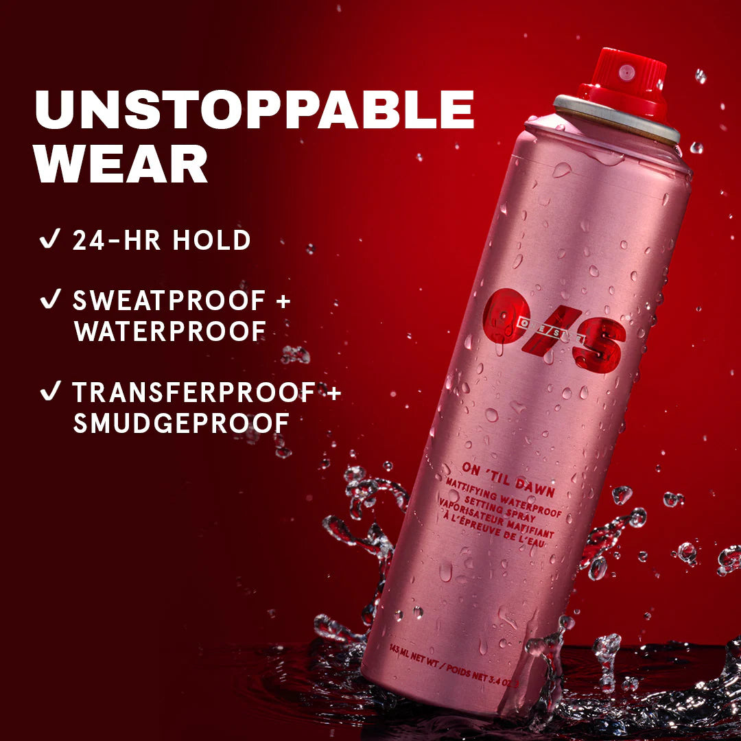 On 'Til Dawn Mattifying Waterproof Setting Spray Big & Bitty (Kit o Set)