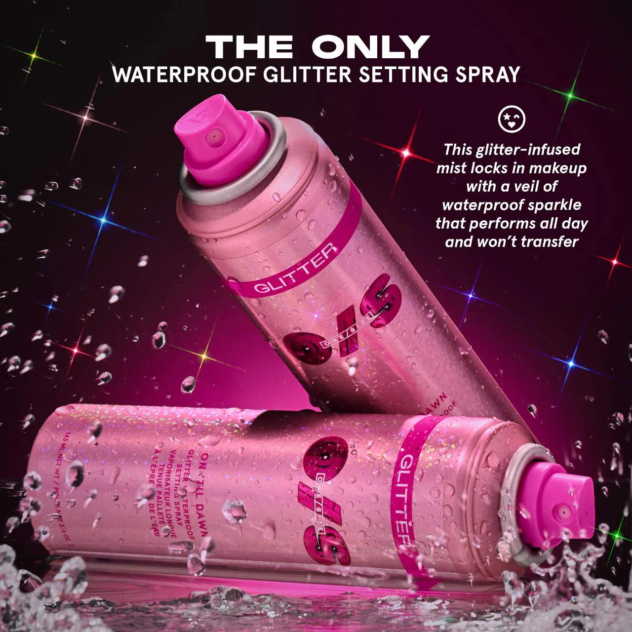 On 'Til Dawn Mattifying Waterproof Setting Spray Glitter (Sellador o Fijador)