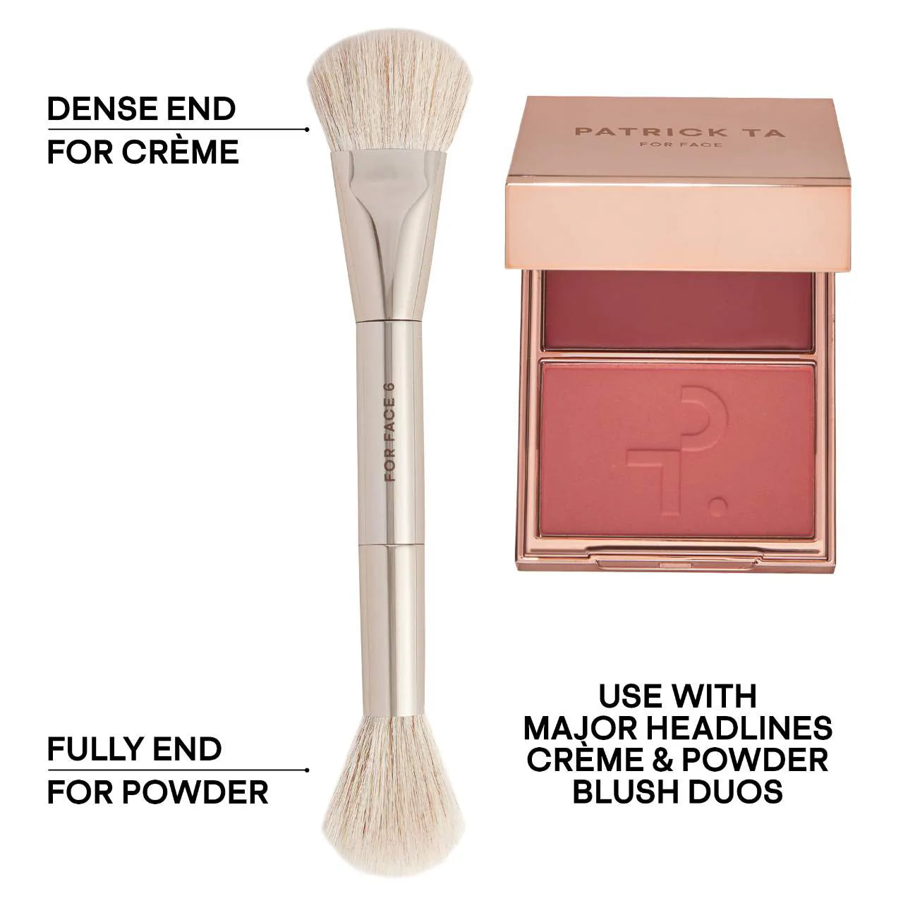 Dual Ended Precision Blush Brush (Brocha para Rubor)