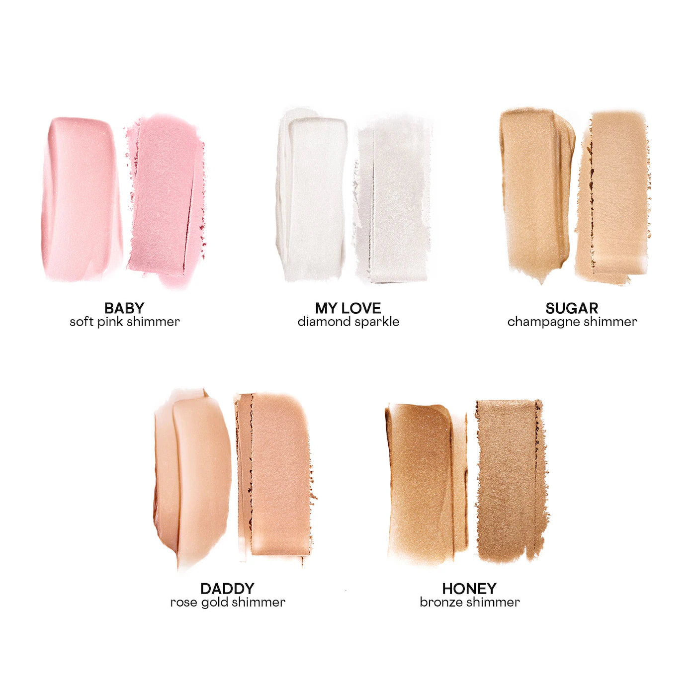 Major Glow Creme & Powder Light Reflecting Translucent Highlighter Duo (Iluminador En Polvo y Crema)