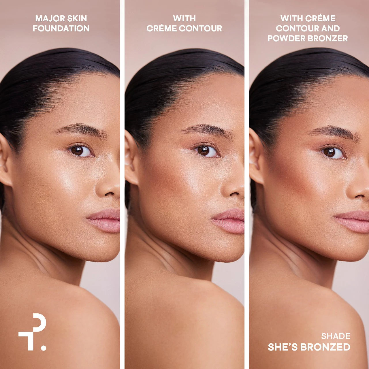 Major Sculpt Crème Contour & Powder Bronzer Duo (Bronceador o Contorno En Polvo y Crema)