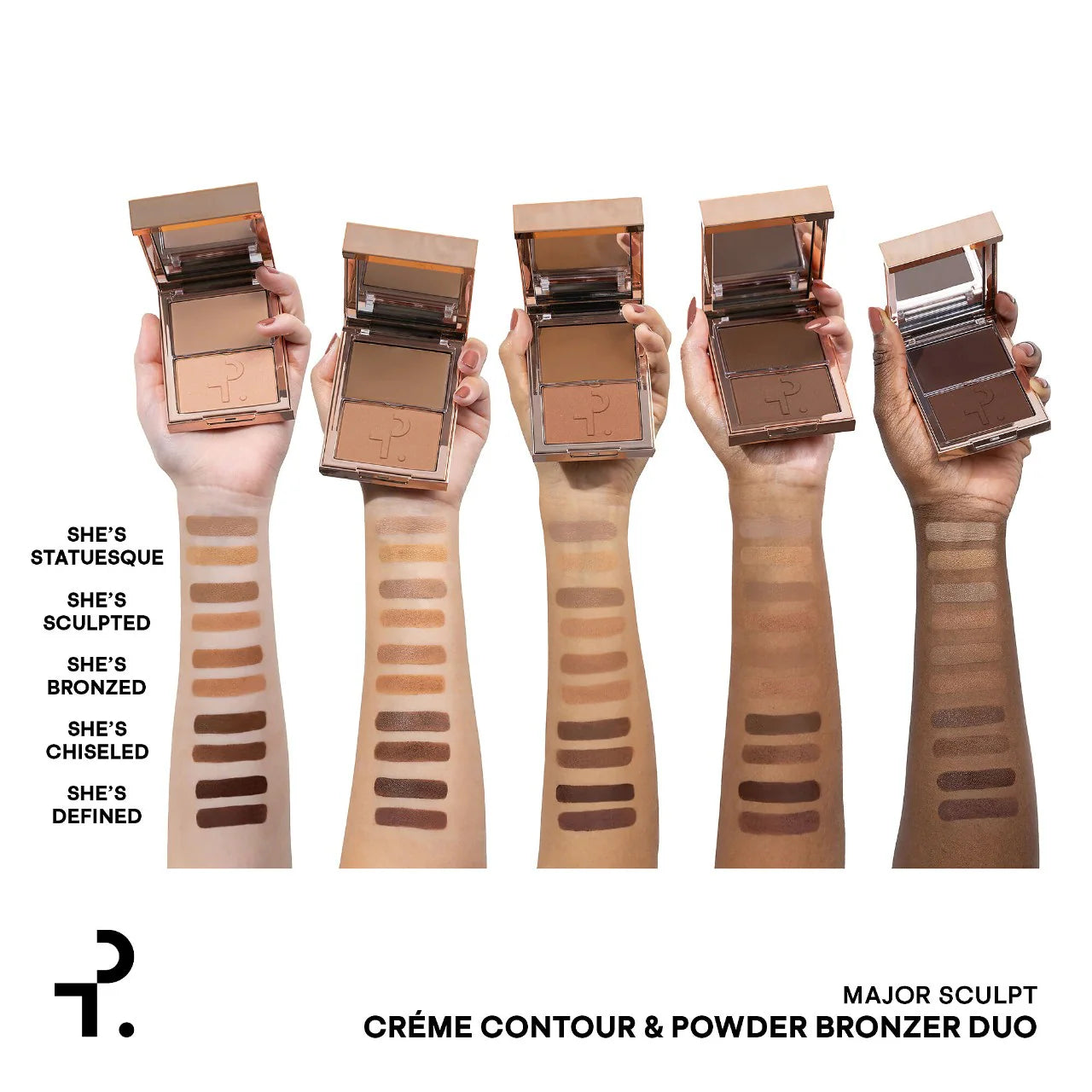 Major Sculpt Crème Contour & Powder Bronzer Duo (Bronceador o Contorno En Polvo y Crema)