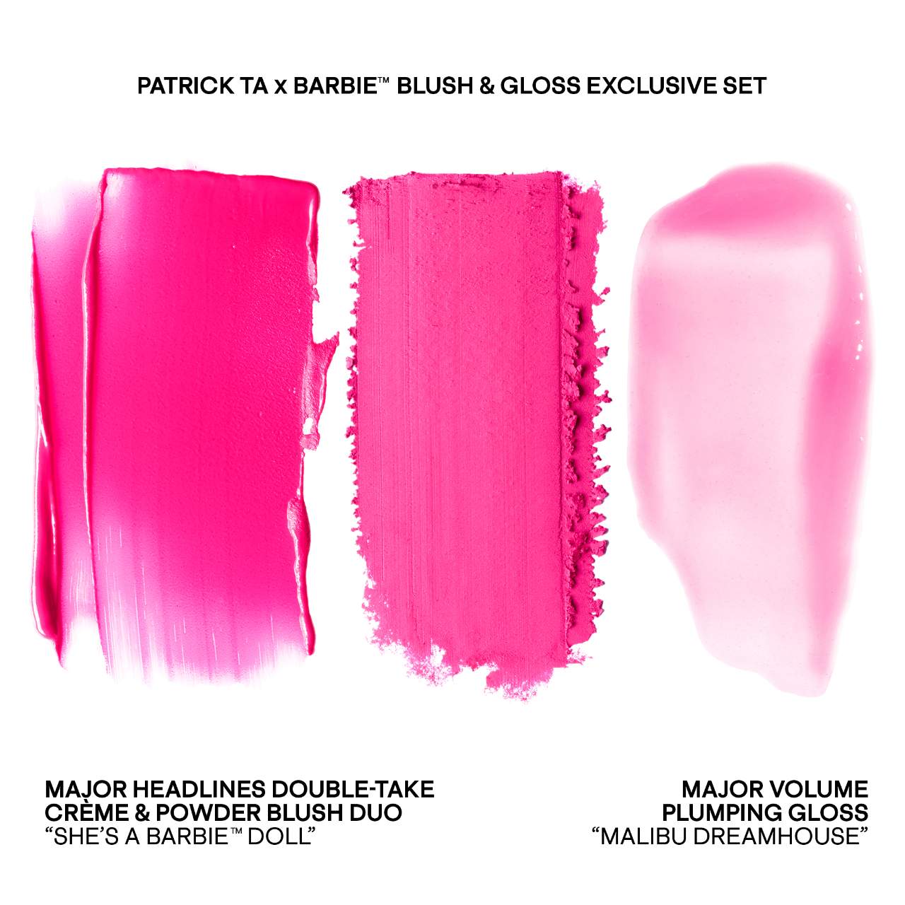 Patrick Ta x Barbie™ Blush Duo and Lip Plumper (Kit o Set)