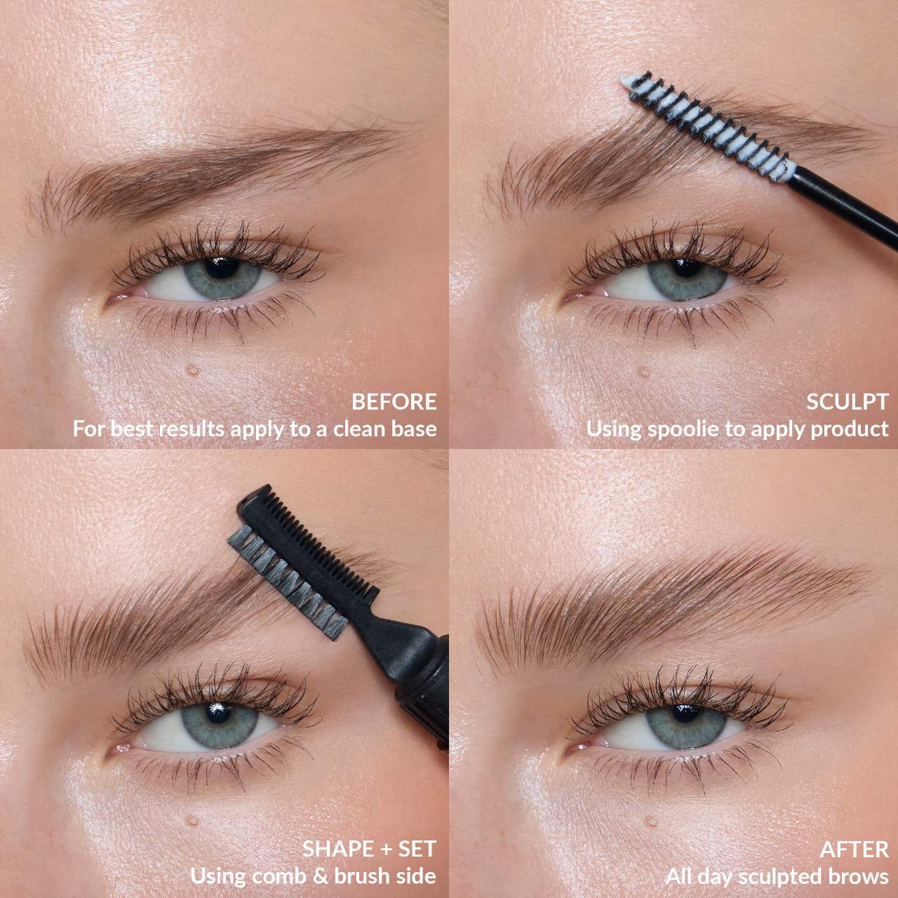 Brow Sculpt Shape and Hold Gel with Lamination Effect (Gel De Cejas)