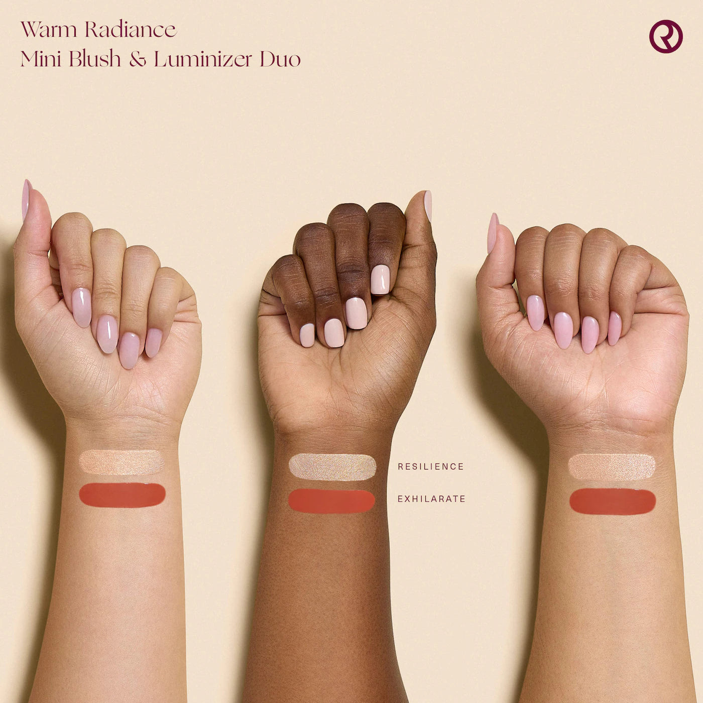 Mini Warm Radiance Blush & Luminizer Duo (Kit o Set)