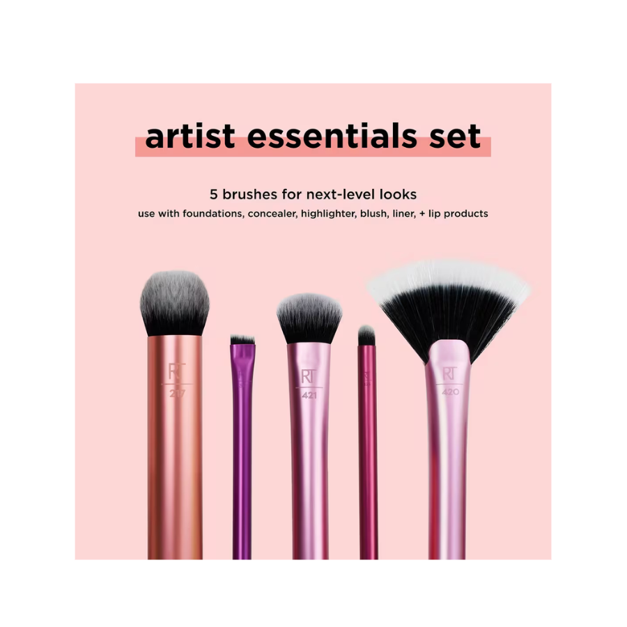 Artist Essentials Face, Eyes, & Lips Makeup Brush (Kit o Set de Brochas)