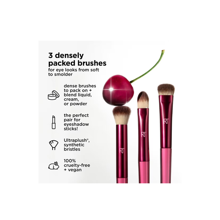 Cherry On Top MesmerEYES Makeup Brush Trio (Kit o Set de Brochas)