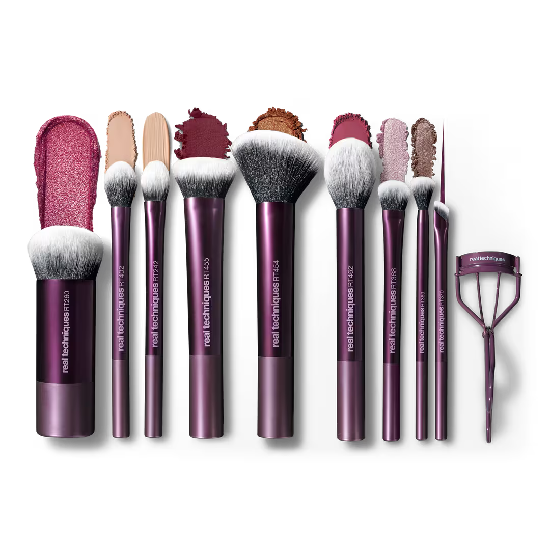 Glam Galore Brush & Makeup Bag Gift (Kit o Set)