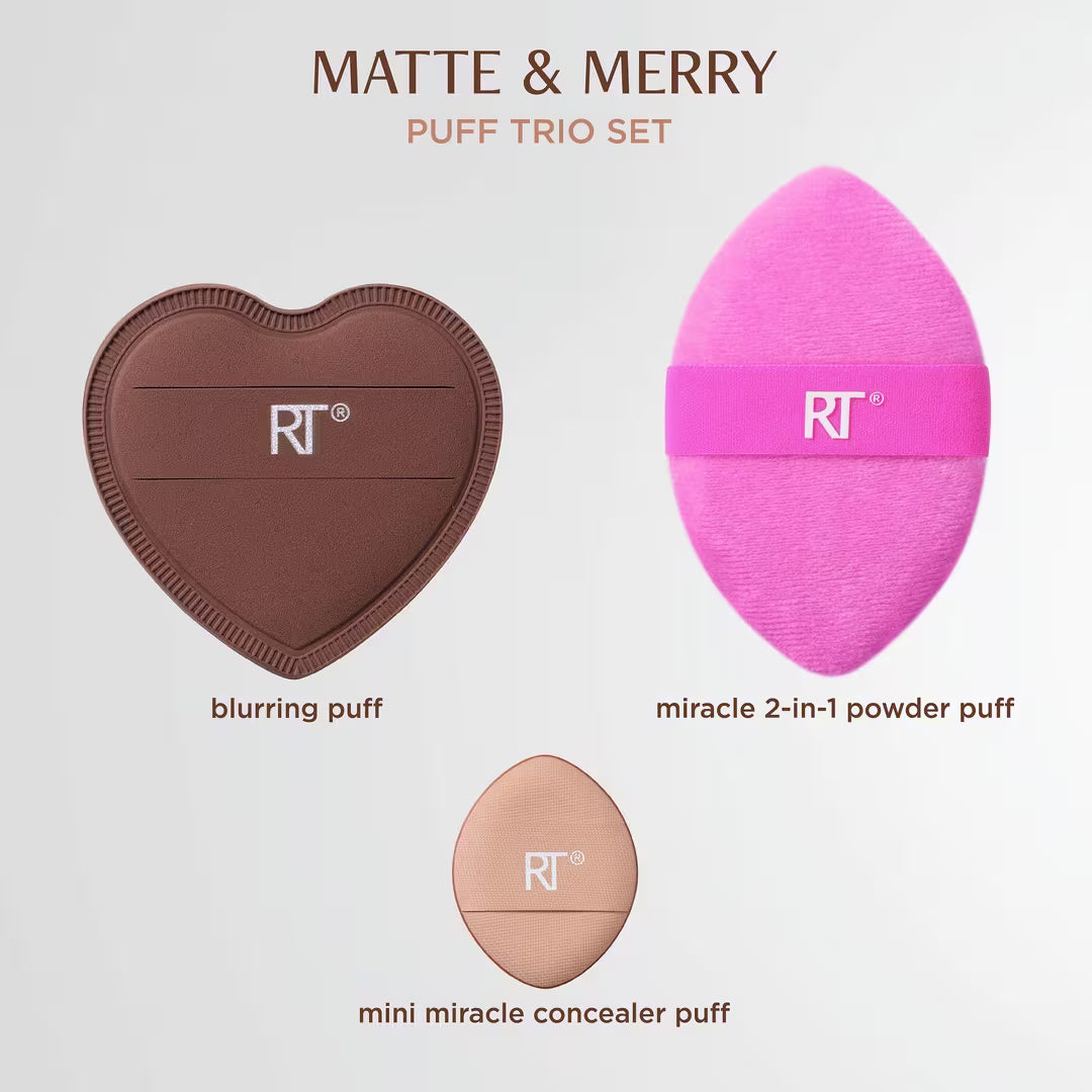 Matte + Merry Makeup Puff Gift (Kit o Set)