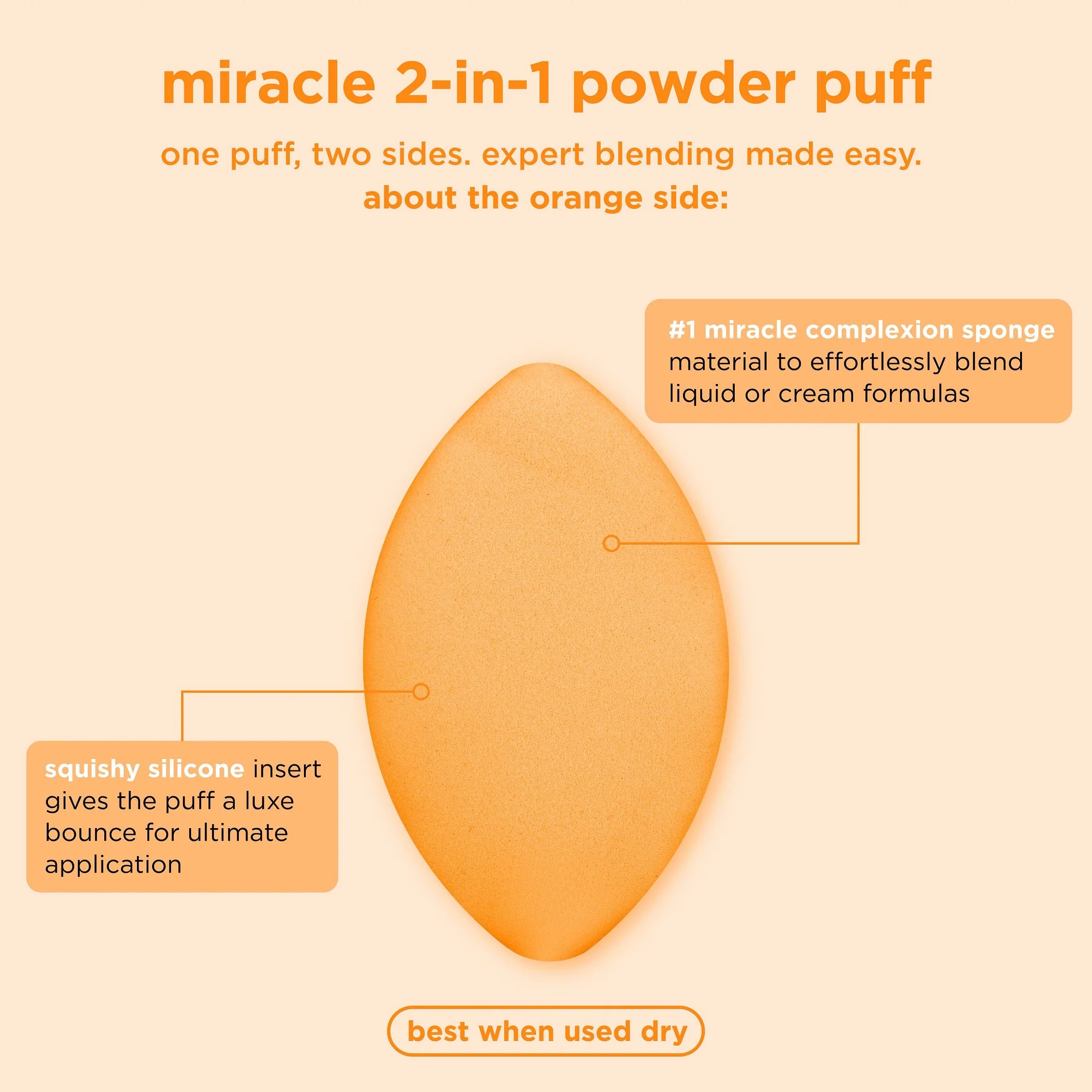 Miracle 2-In-1 Powder Puff (Esponja Duo)