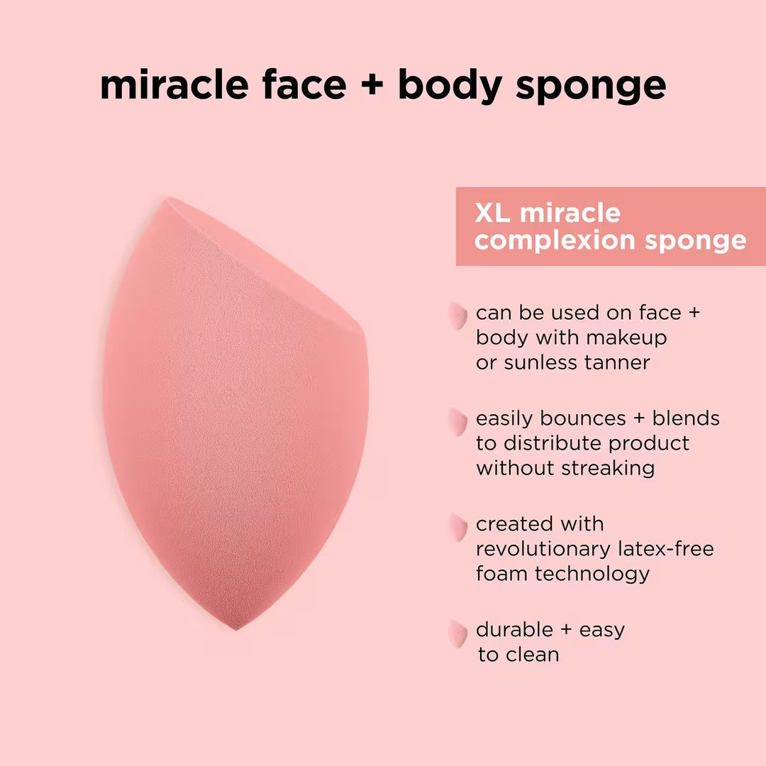 Miracle Face + Body Makeup Blending (Esponja Para Rostro y Cuerpo)