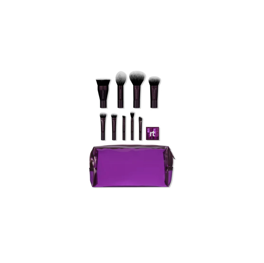 On-The-Go Slay Travel Brush Set & Bag (Kit o Set)
