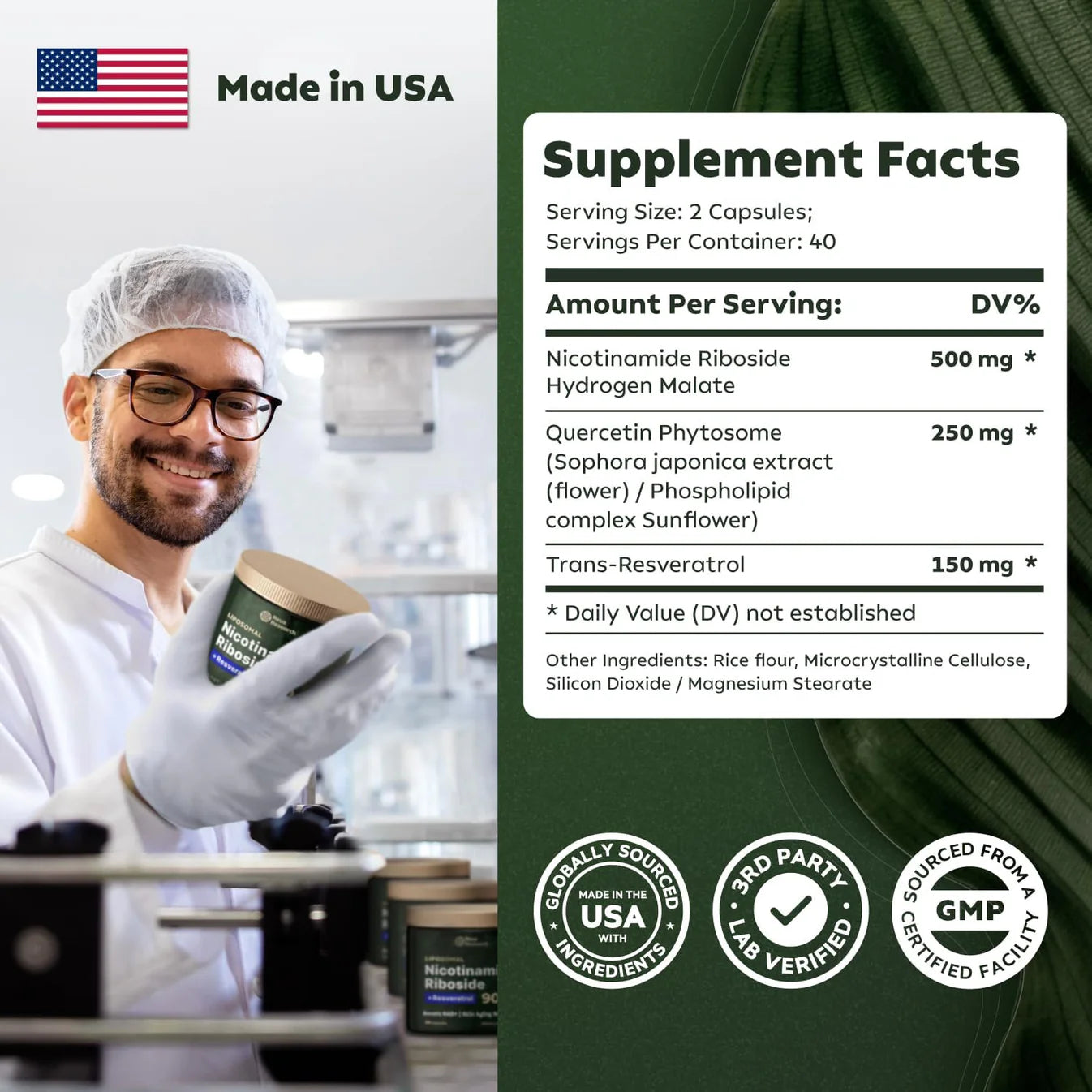 NR900 - NAD+ Supplement (Suplemento Vitaminico)
