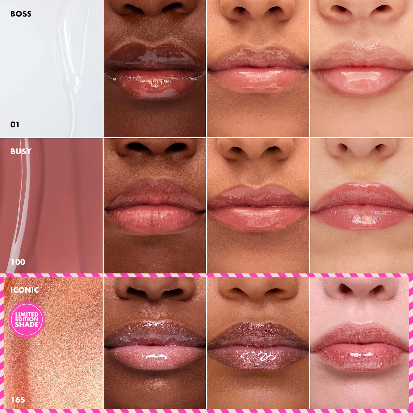 Glossed Lip Gloss Trio Gift (Kit o Set)