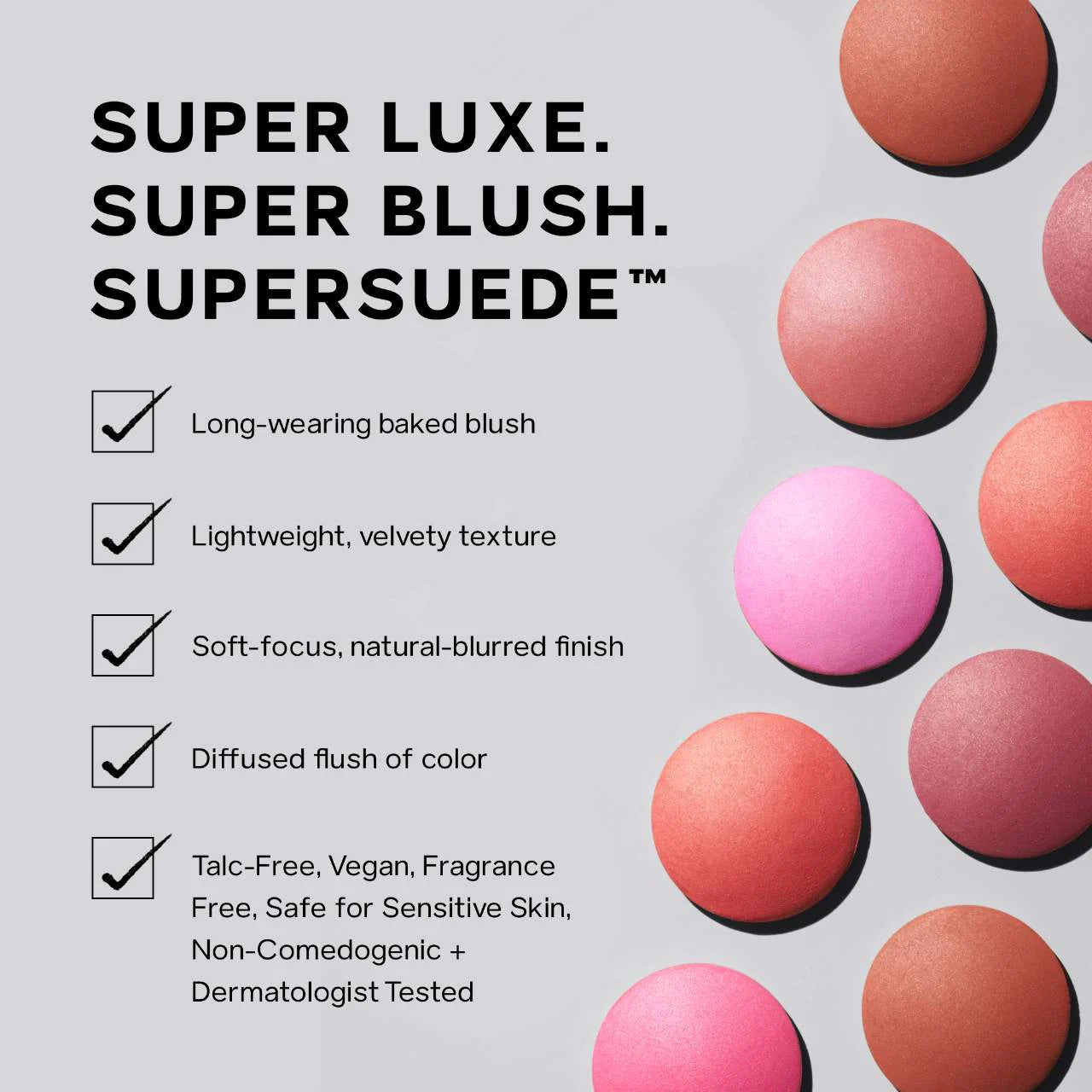 SuperSuede Talc-Free Powder Blush (Rubor en Polvo)