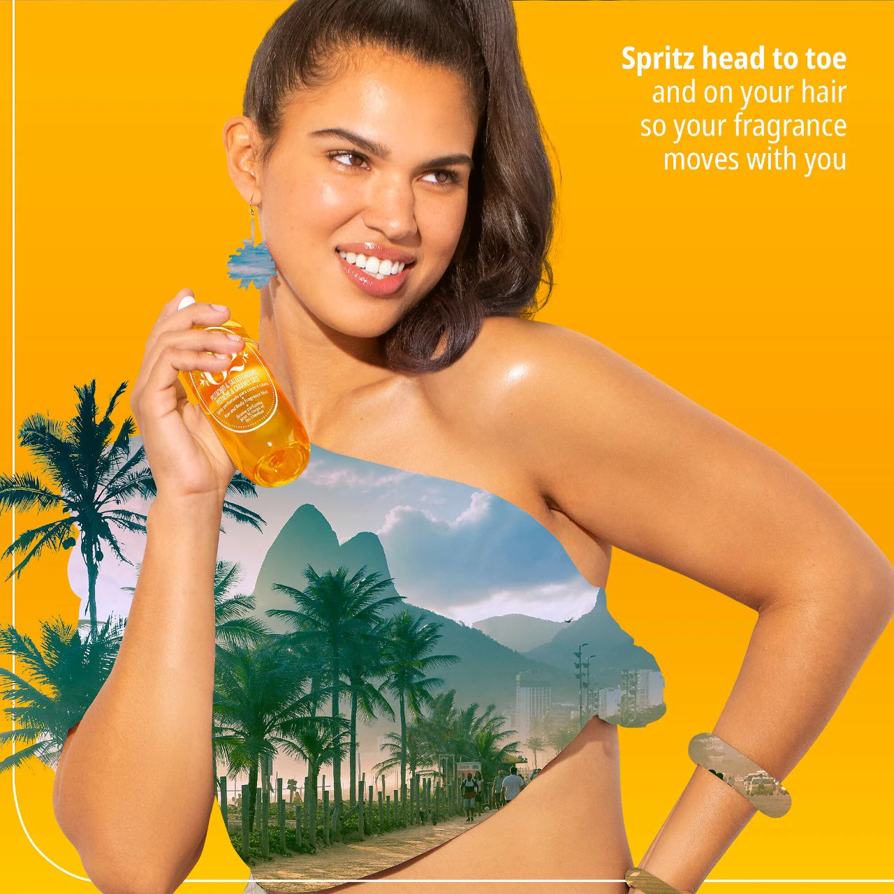 Brazilian Crush Cheirosa ’62 Bum Bum Hair & Body Fragrance Mist (Perfume o Body)