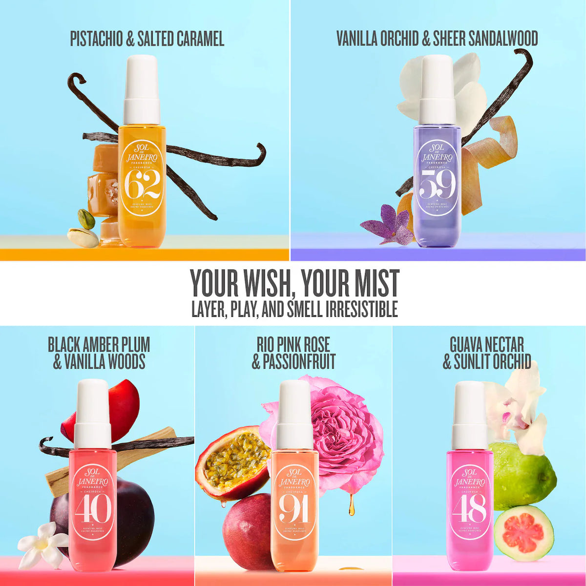 Spritz & Sol Cheirosa Mini Perfume Mist Gift (Kit o Set)