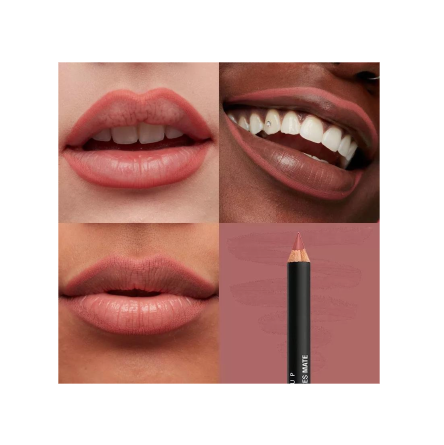 Suede Matte Lip Liner Velvet Soft Vegan (Delineador de Labios)