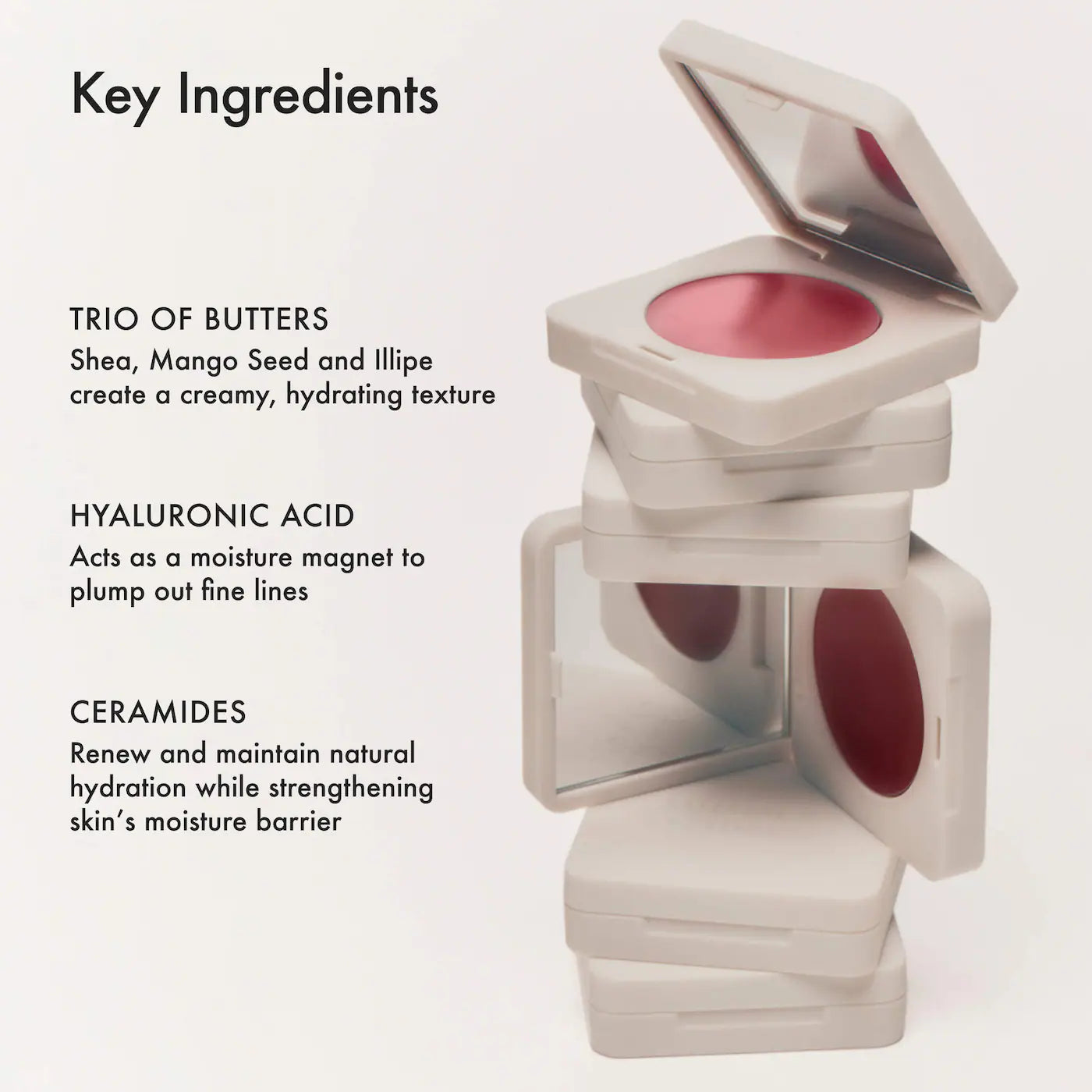 Blush Butter Balm Hydrating Cream Blush with Peptides (Rubor en Crema)