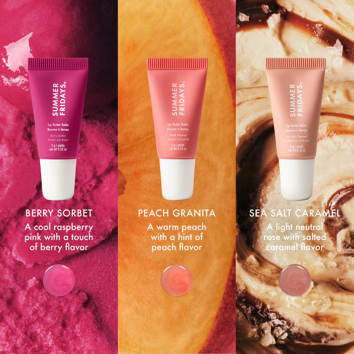 The Sweet Summer Minis Lip Butter Balm Trio (Kit o Set)