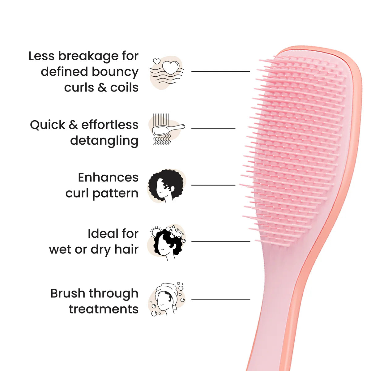 The Ultimate Detangler Naturally Curly (Cepillo para Cabello)