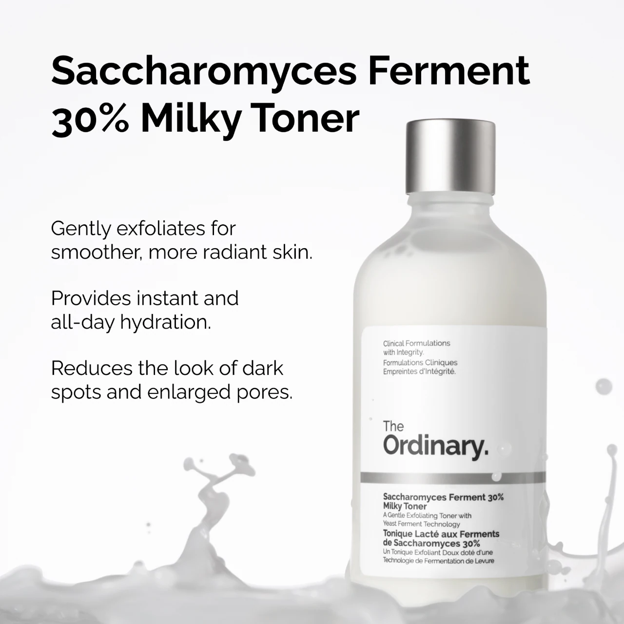 Saccharomyces Ferment 30% Milky Toner (Tónico Facial)