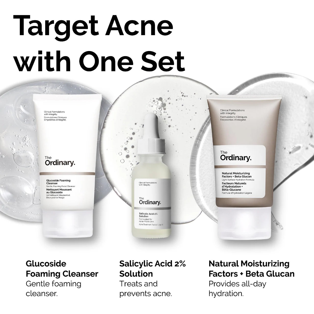 The Acne Set (Kit o Set De Skincare)