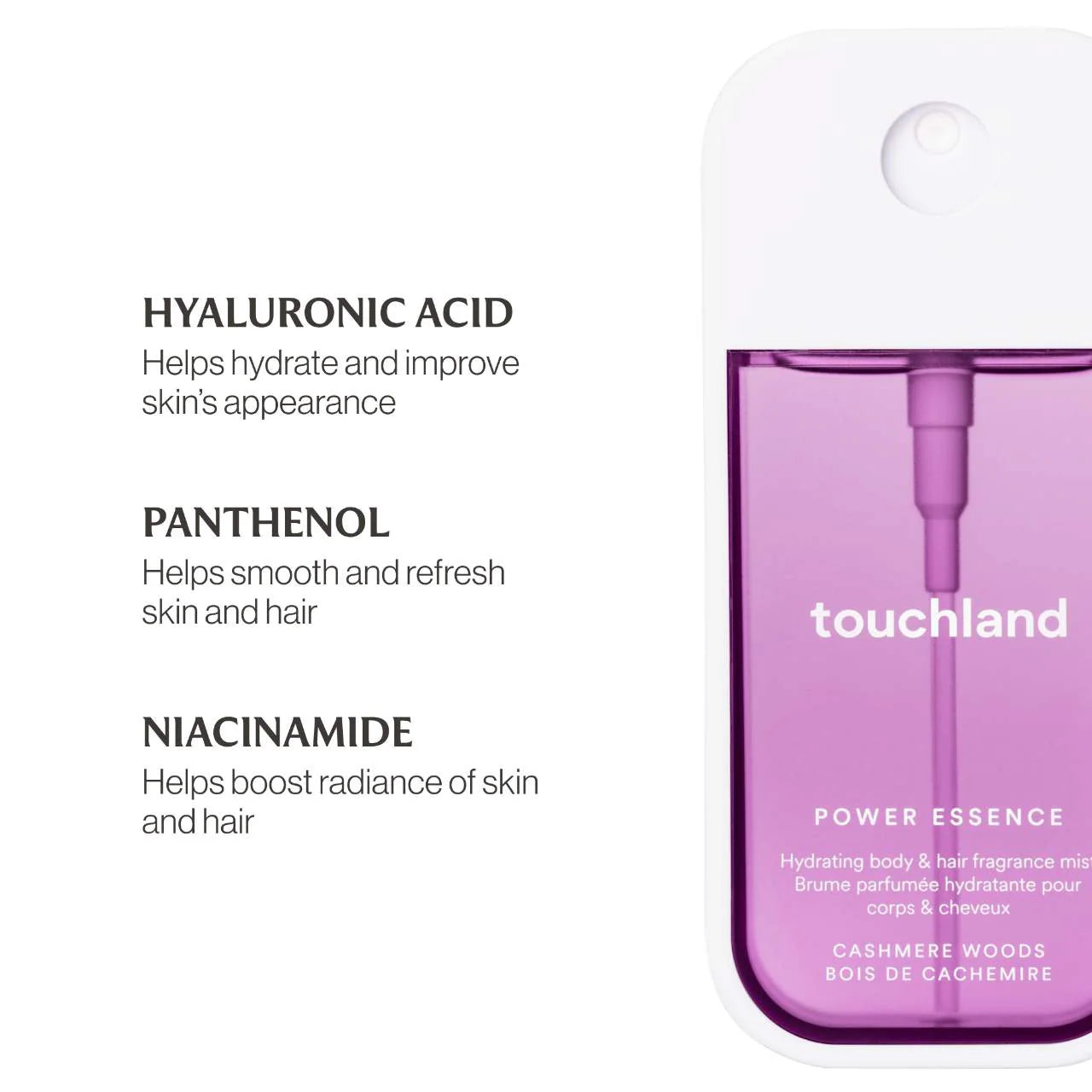Cashmere Woods Power Essence Body & Hair Fragrance Mist Mostrador - Tu Maquillaje (Perfume o Body)
