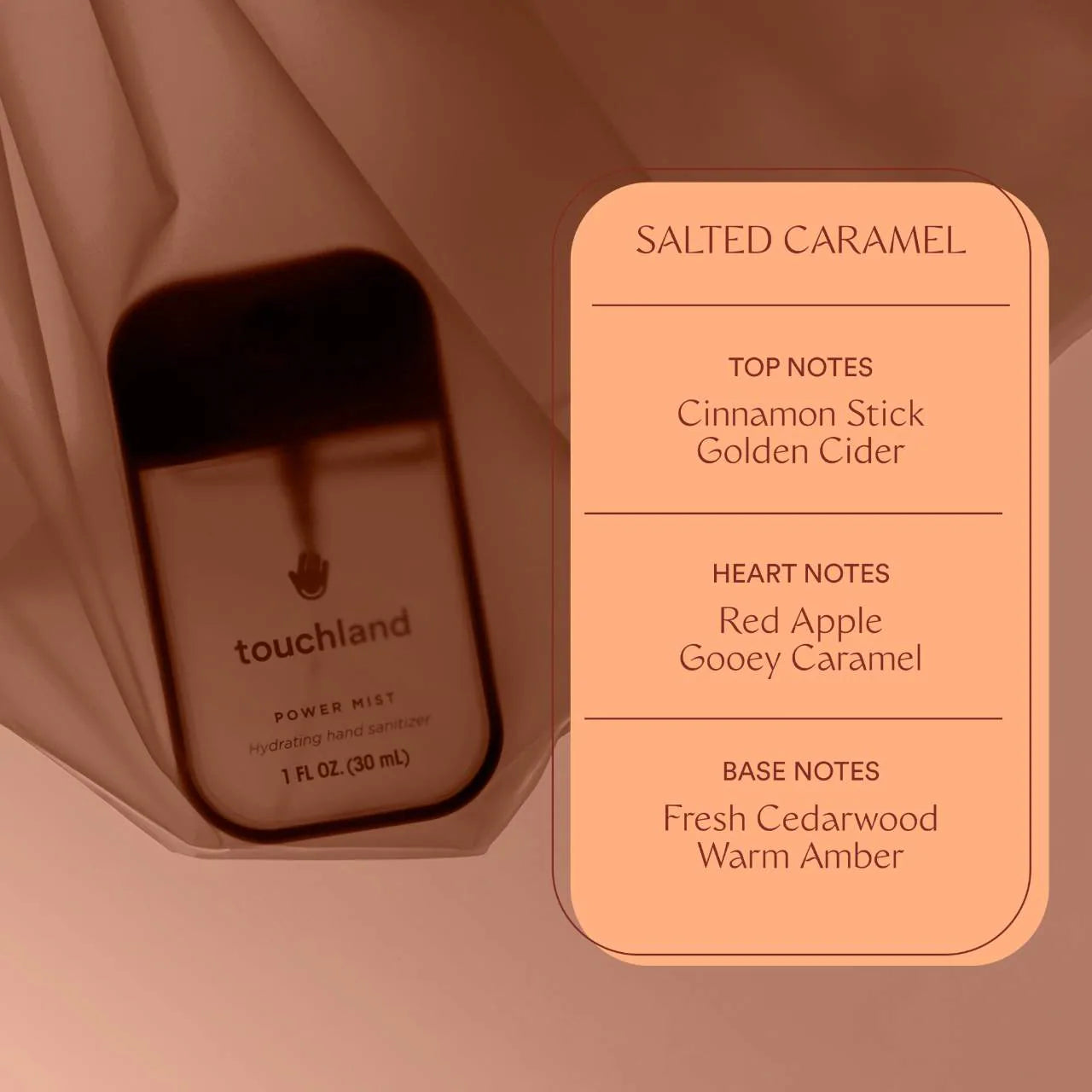 Power Mist Hydrating Hand Sanitizer Salted Caramel (Desinfectante de Manos)