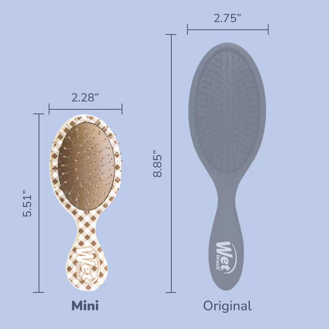 Wet Brush x Hill House Mini Detangler Brown Gingham (Cepillo para Cabello)