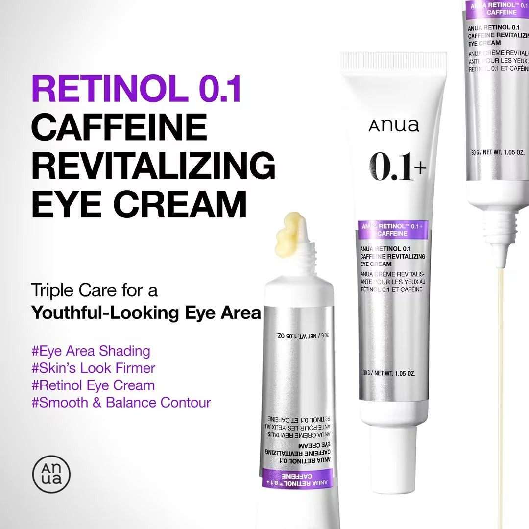 Retinol 0.1 Caffeine Revitalizing Eye Cream (Contorno de Ojos)