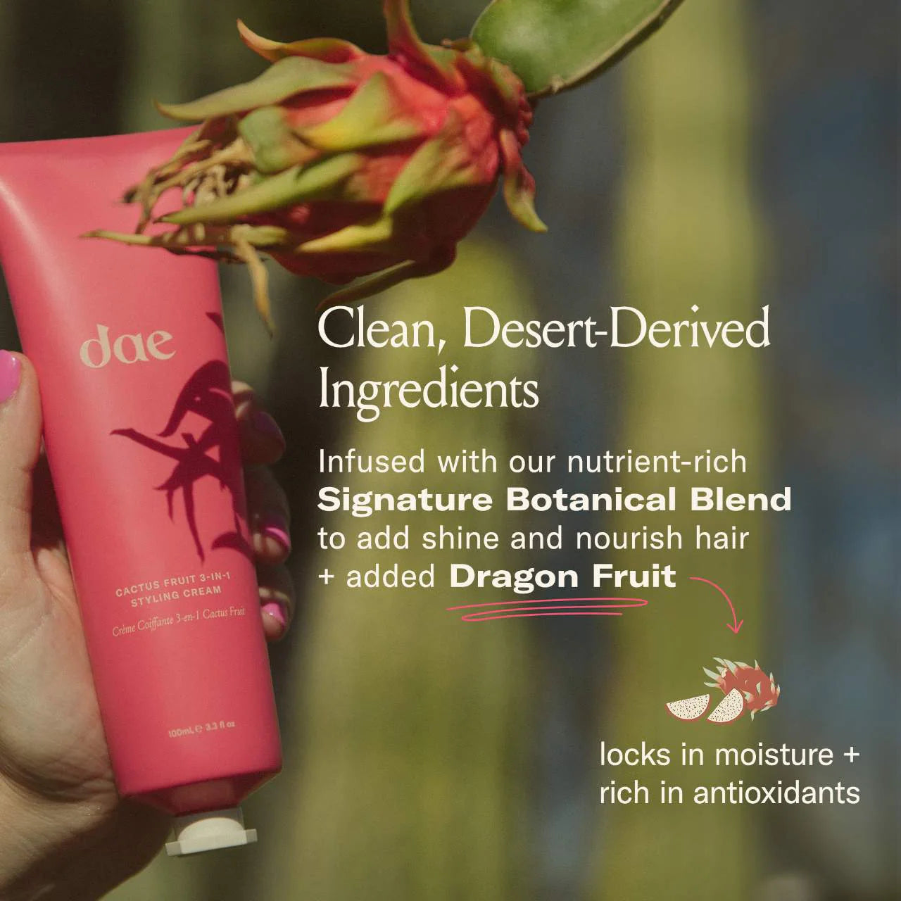 Cactus Fruit 3-in-1 Styling Cream (Crema Para Cabello)