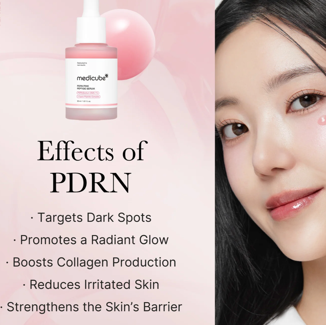 PDRN Pink Peptide Glow Serum (Suero Facial)