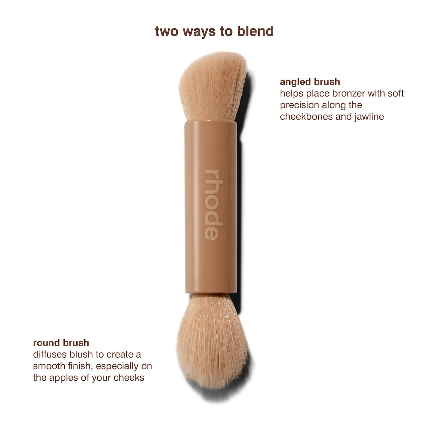 Pocket Brush Double-Ended (Brocha para Rostro)